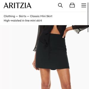 Aritzia Wilfred Classic Mini Skirt
